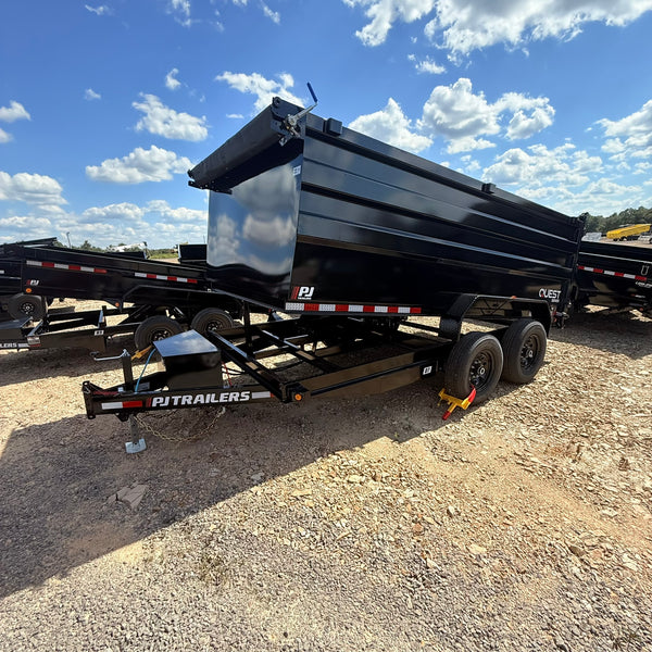 2026 PJ D7 7x14 Dump 14,000# GVWR 4' Tall Sides