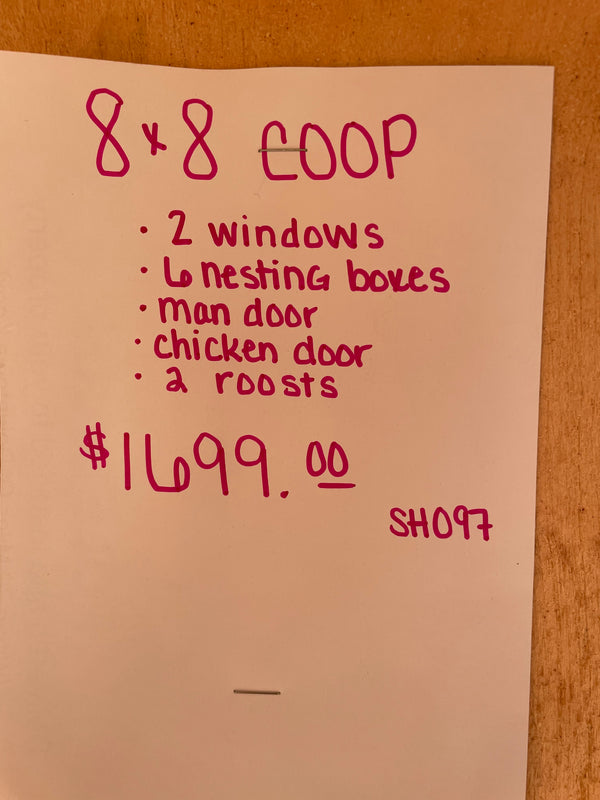 8x8 Chicken Coop