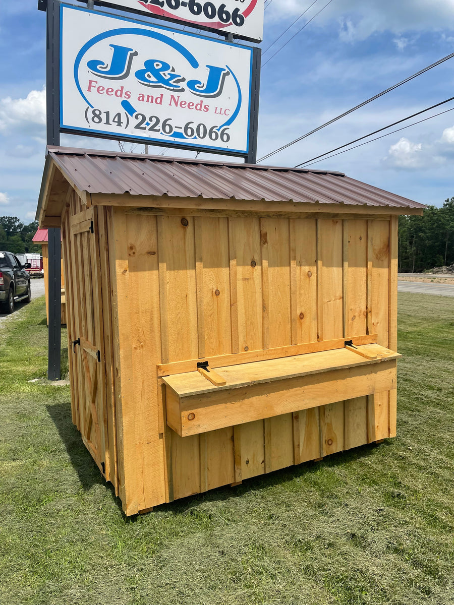 6x8 Chicken Coop – J & J Trailers & Equipment