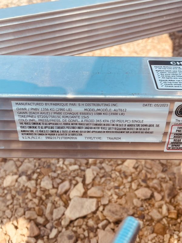 2026 SPORT HAVEN 6X12 AUT-S W/ ALUMINUM WHEELS