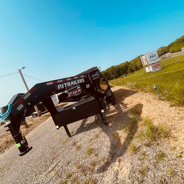 2025 PJ Rollster DR Roll Off Dump Trailer Gooseneck w/ (3) Bins