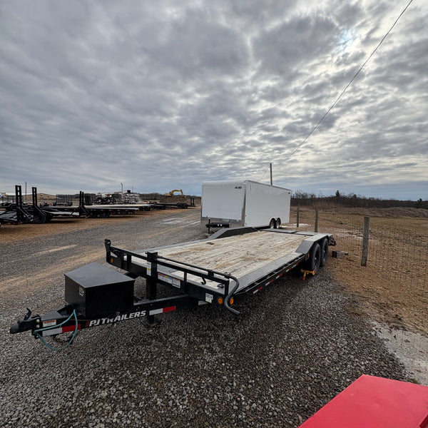 Pre Owned 2024 PJ (B6) 8.5X22 SUPER WIDE MONSTER RAMPS/ 14 PLY Tires