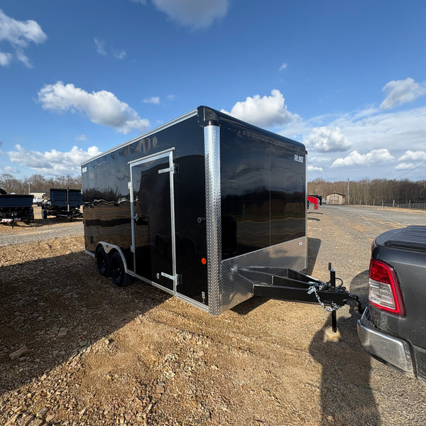 2025 CAR MATE 8X16 CUSTOM CAR TRAILER 7K