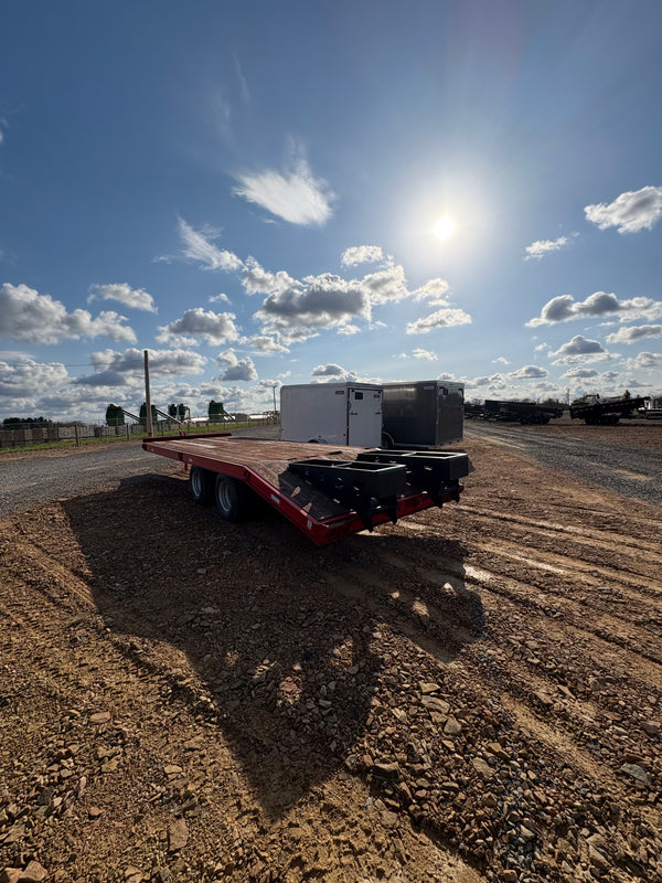 Pre Owned 1996 Trail King 8.5x24 Deck Over Tag Trailer 23,860# GVWR