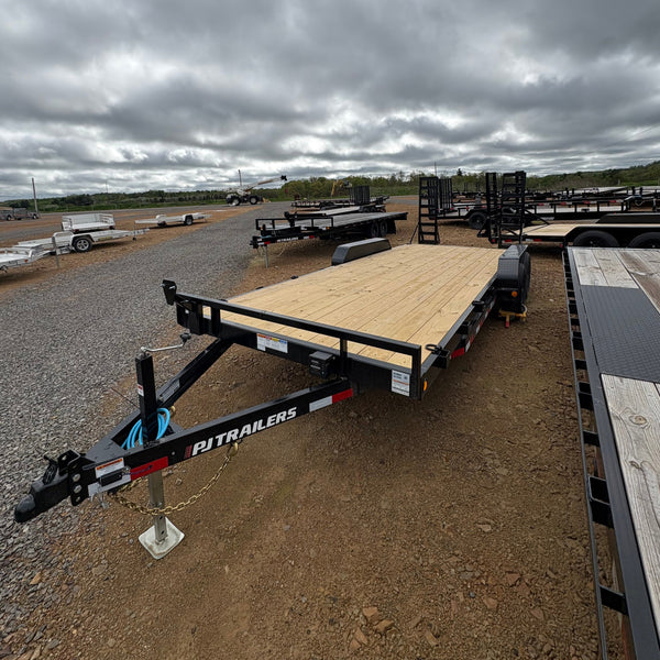 2026 PJ CE 7X20 EQUIPMENT HAULER w/ Dove and Stand up ramps 9990#