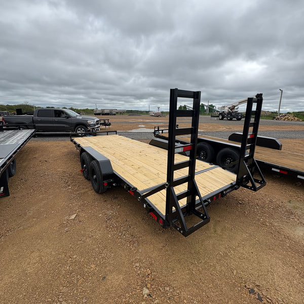 2026 PJ CE 7X20 EQUIPMENT HAULER w/ Dove and Stand up ramps 9990#