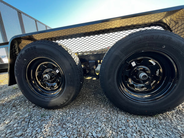 2025 CAR MATE 6X14 HD ANGLE IRON 7K GVWR (80" wide)