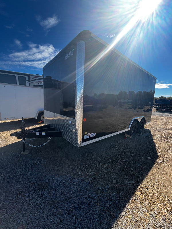 2025 CAR MATE 8X16 CUSTOM CAR TRAILER 7K