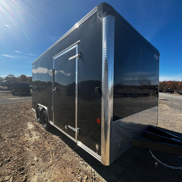 2025 CAR MATE 8X16 CUSTOM CAR TRAILER 7K