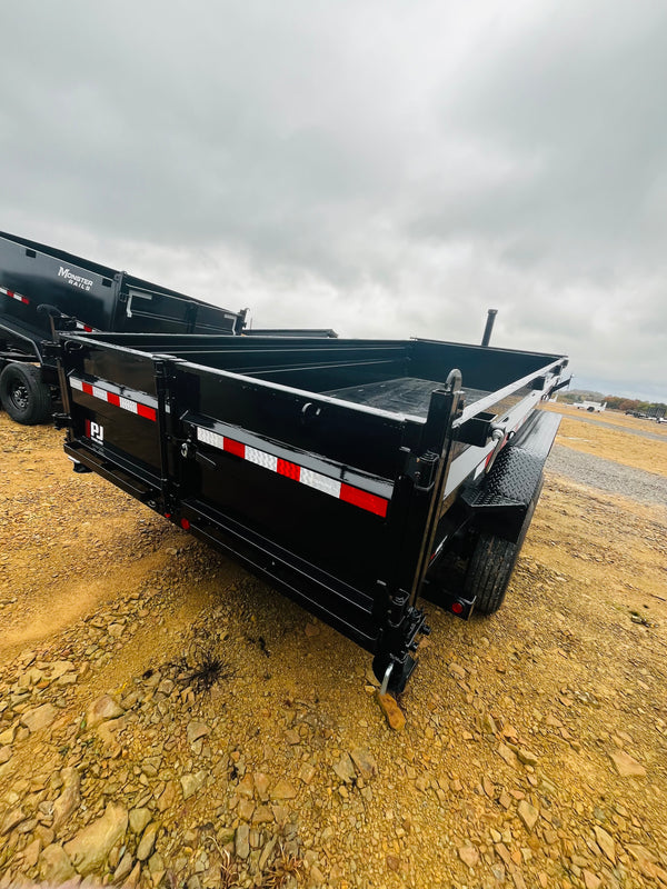 2025 PJ 7x16 DT Dump 16K GVWR 8K OIL BATHS W/ 14 PLY TIRES