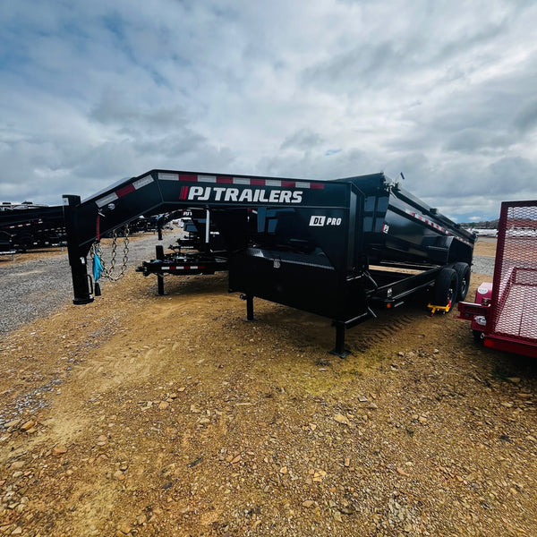2026 PJ DL 7X16 GOOSENECK LOW SIDED DUMP 15K GVWR
