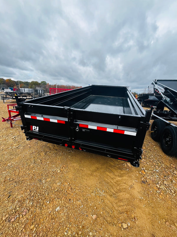 2026 PJ DL 7X16 GOOSENECK LOW SIDED DUMP 15K GVWR