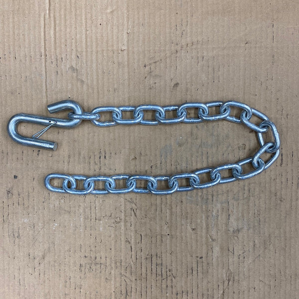 Silver Safety Chain 5/16x30" Forged (7.6K Capacity)