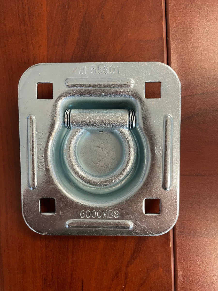 recessed floor tie downs