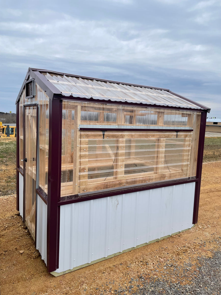 AUBERGE BIG CHARLOTTE 44 Eclu×Green Miracle-Gro Greenhouse 6 x 8 x 6'