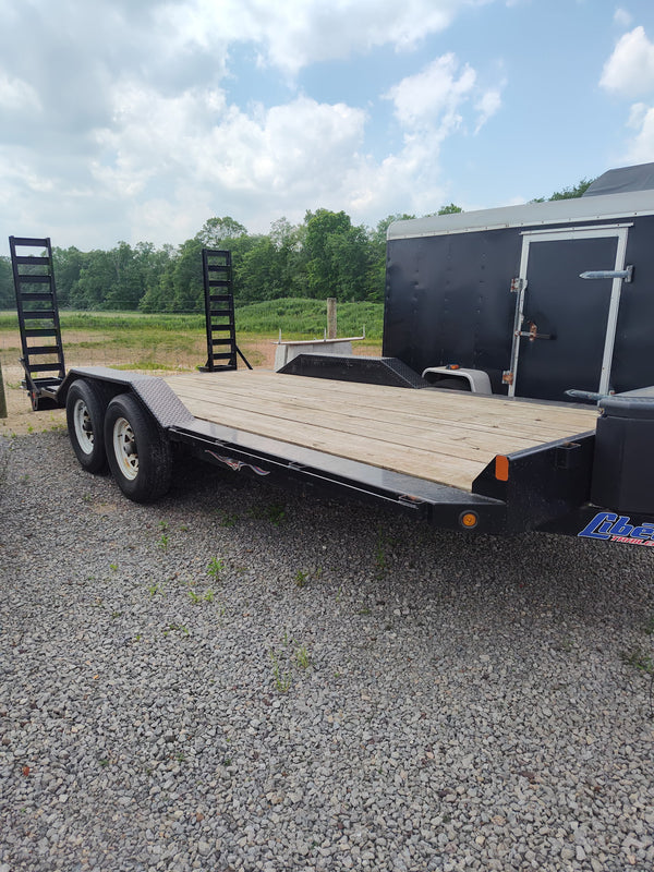 Pre Owned 2021 Liberty 8x18 Equipment Hauler 10K GVWR