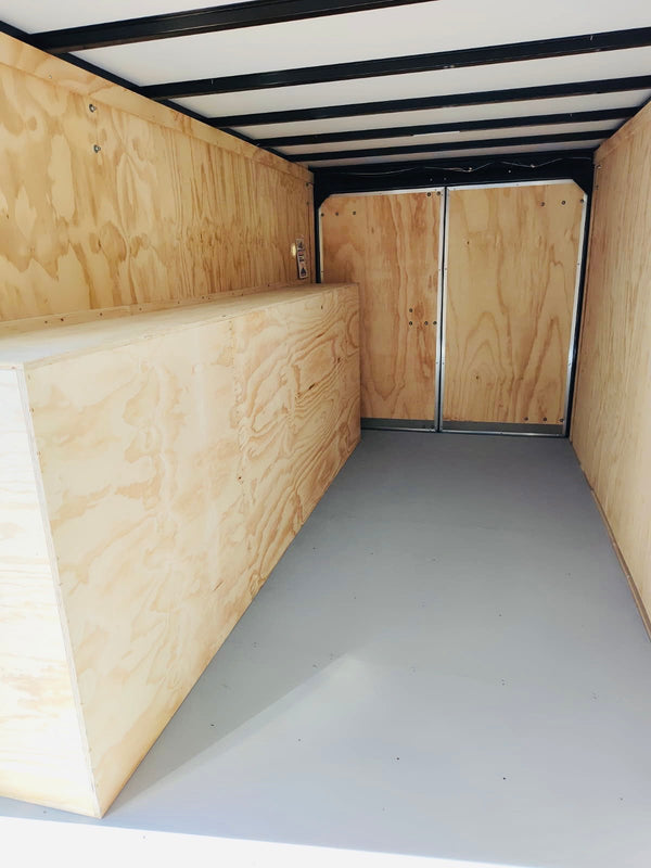 2025 Car Mate 7x18 Contractor Toolbox Package #2 / 9990# GVWR/ Gen Door