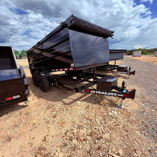2026 PJ D7 7x14 Dump 14,000# GVWR 4' Tall Sides