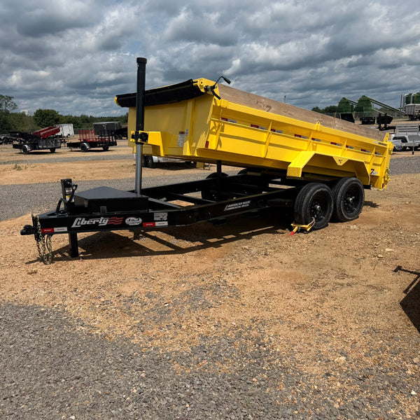 2025 Liberty 7x14 Telescopic Dump 7GA Floor/Ramps/Tarp