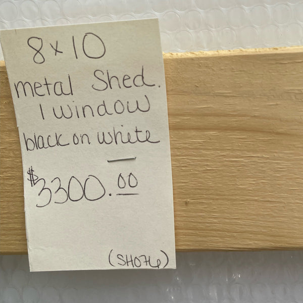 8x10 Metal Shed w/ 1 Window