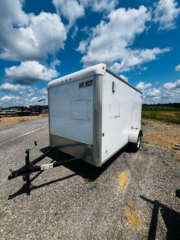 PREOWNED 2017 CARMATE 6X12 SPORTSTER W/BARN DOORS