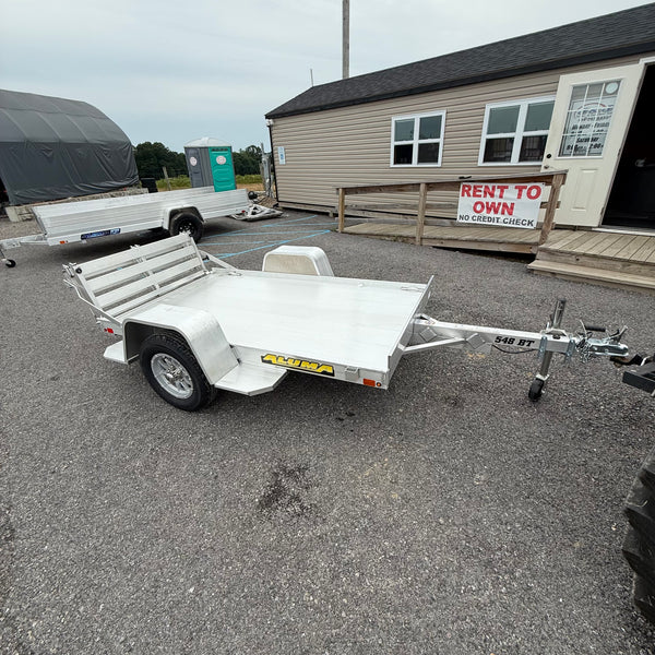 2026 Aluma 54"x8' Utility w/ Bi-Fold Gate (548S-BT)