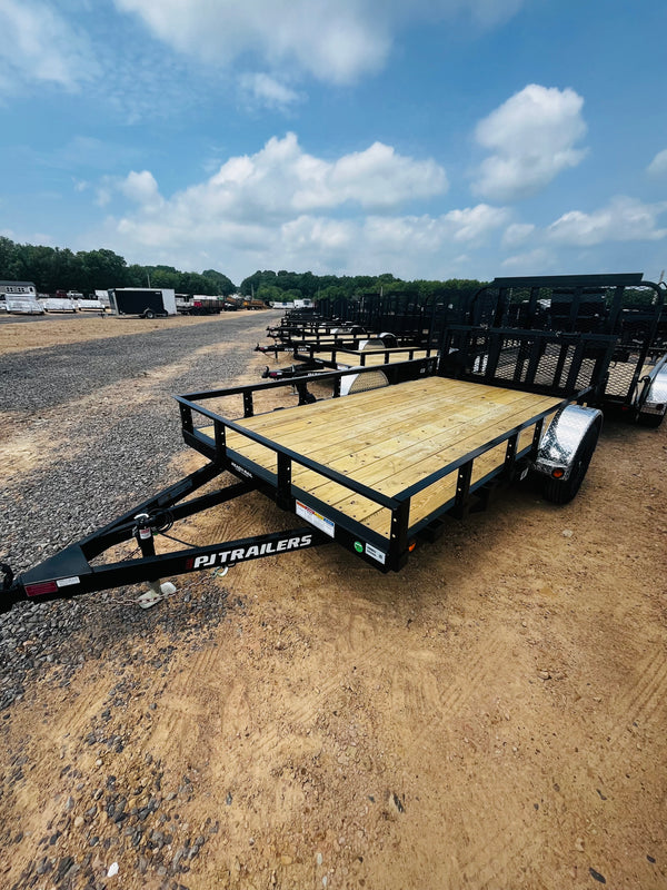 2027 PJ 6.5X12 U7 UTILITY TRAILER w/ BI FOLD GATE