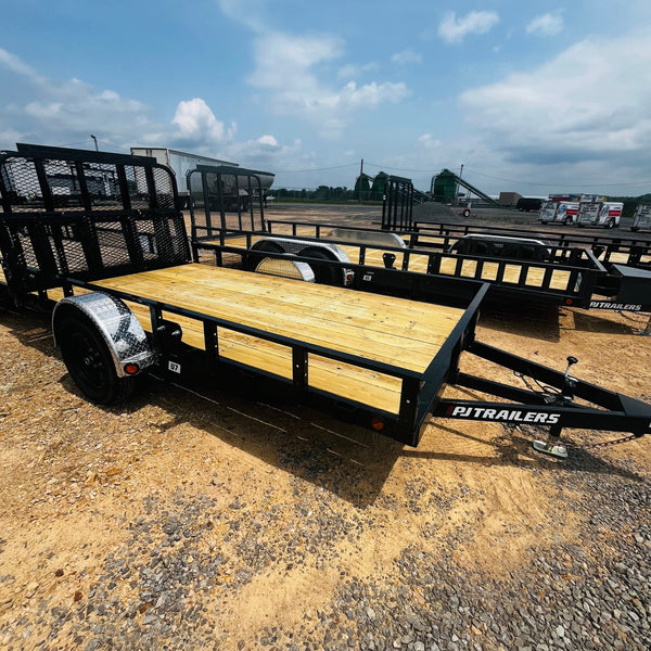 2027 PJ 6.5X12 U7 UTILITY TRAILER w/ BI FOLD GATE