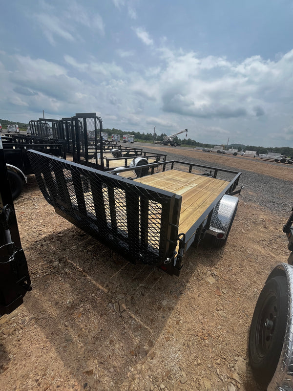 2027 PJ 6X12 U2 UTILITY TRAILER w/ BI FOLD GATE