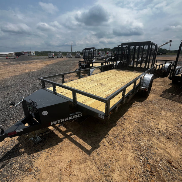2027 PJ 6.5X14 U7 UTILITY TRAILER W/ SQUARE TUBE SIDERAILS