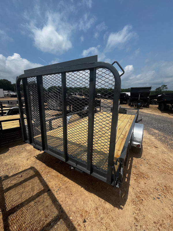 2027 PJ 6.5X14 U7 UTILITY TRAILER W/ SQUARE TUBE SIDERAILS