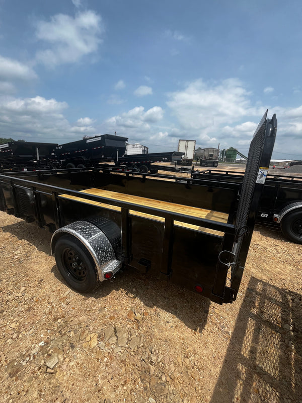 2027 PJ 7x12 U8 UTILITY TRAILER W/ SOLID SIDES