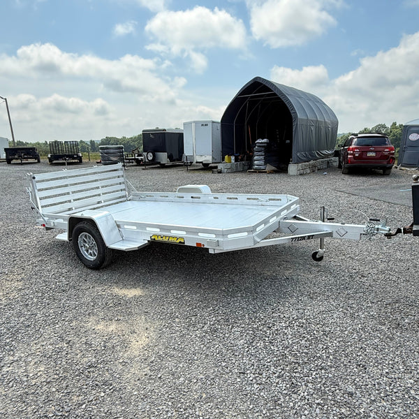 2026 Aluma 77"x12' w/ Bi FOLD Gate (7712H-S-BT)
