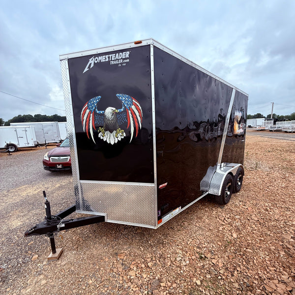 Pre-Owned 2024 Homestead 7x14 Cargo Trailer w/ Ramp Door