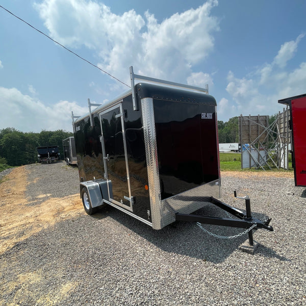 CAR MATE 6X12 CUSTOM W/ RAMP DOOR & 6" ADDITIONAL HEIGHT