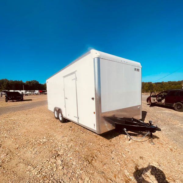 2025 CAR MATE 8X20 CUSTOM CAR TRAILER 7K