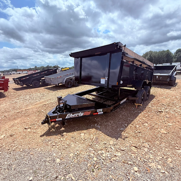 2025 Liberty 7x14 HIGH SIDE Dump 7GA Floor/Ramps/Tarp