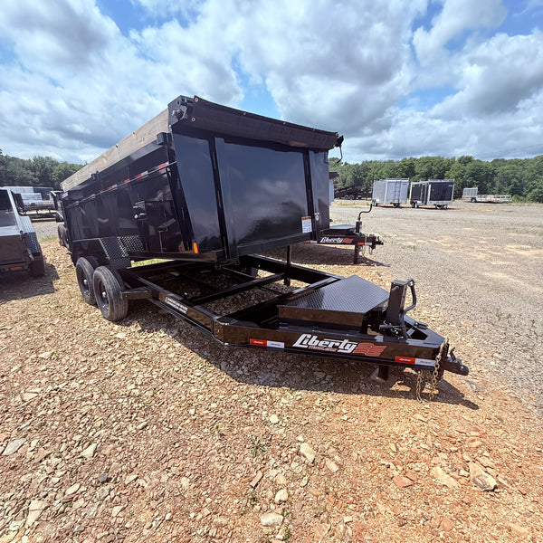 2025 Liberty 7x14 HIGH SIDE Dump 7GA Floor/Ramps/Tarp