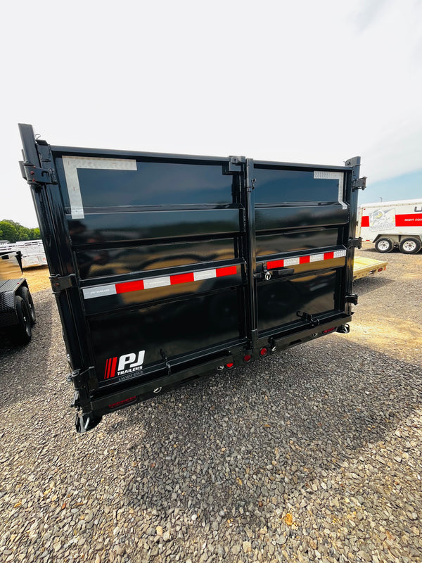 2026 PJ 7X14 DV DUMP 15400# GVWR W/ VOYAGER PACKAGE/4' SIDES/ 14 PLY TIRES