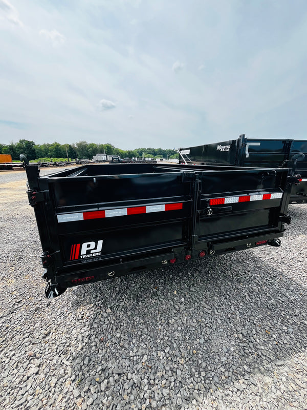 2027 PJ 7X14 DL LOW PRO DUMP 15400# GVWR