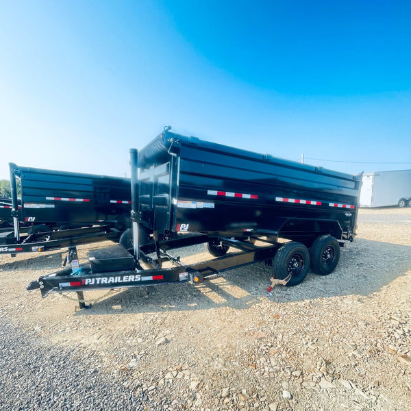 2025 PJ DT Telescopic 83"x14' Dump Trailer 14K GVWR