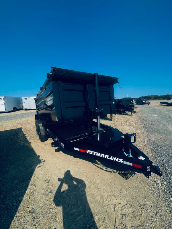 2025 PJ DT Telescopic 83"x14' Dump Trailer 14K GVWR