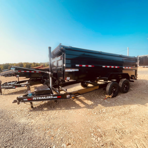 2025 PJ DT Telescopic 83"x16' Dump Trailer 14K GVWR