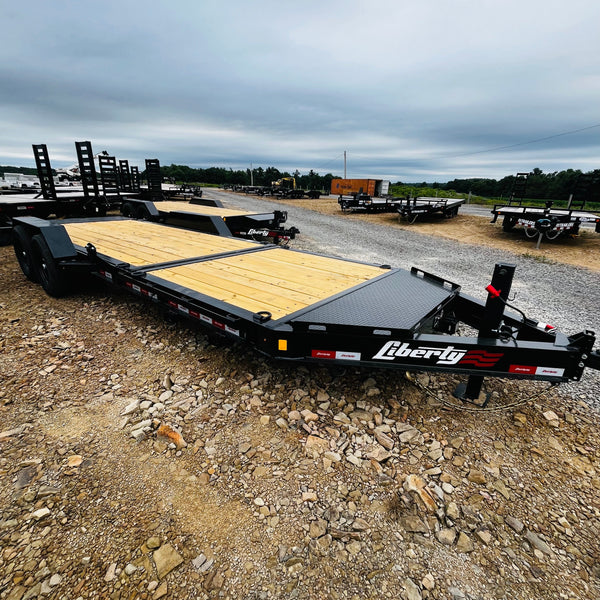 2026 LIBERTY 7X22 SPLIT DECK I-BEAM TILT 15400# GVWR