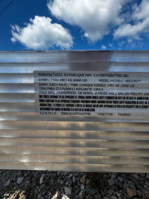 2026 Sport Haven Aluminum 8.5x18 Deckover