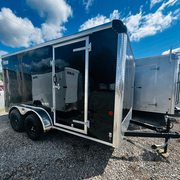 2026 CARMATE 7X14 HD SPORTSTER W/ BARN DOORS & 6" ADDITIONAL HEIGHT