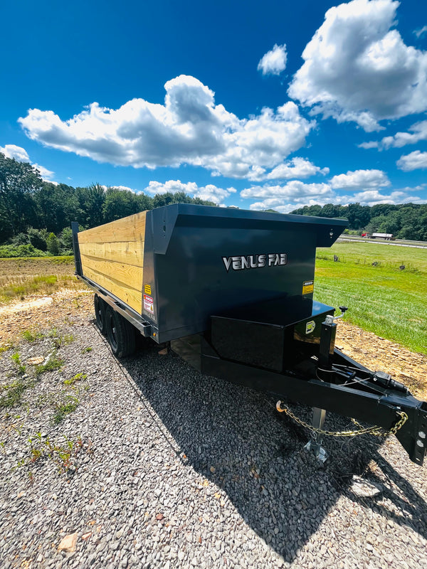 2026 VENUS FAB 6X12 DECKOVER DUMP 9990# GVWR