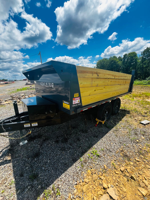 2026 VENUS FAB 6X12 DECKOVER DUMP 9990# GVWR