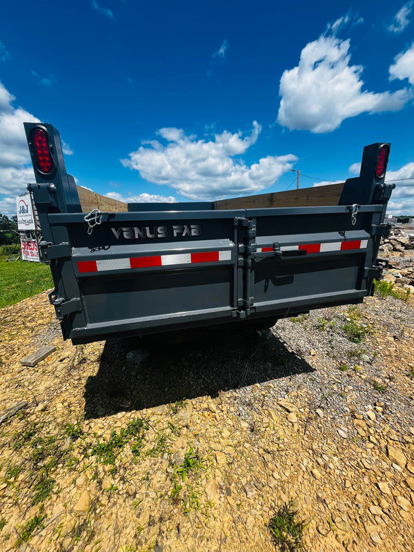 2026 VENUS FAB 6X12 DECKOVER DUMP 9990# GVWR