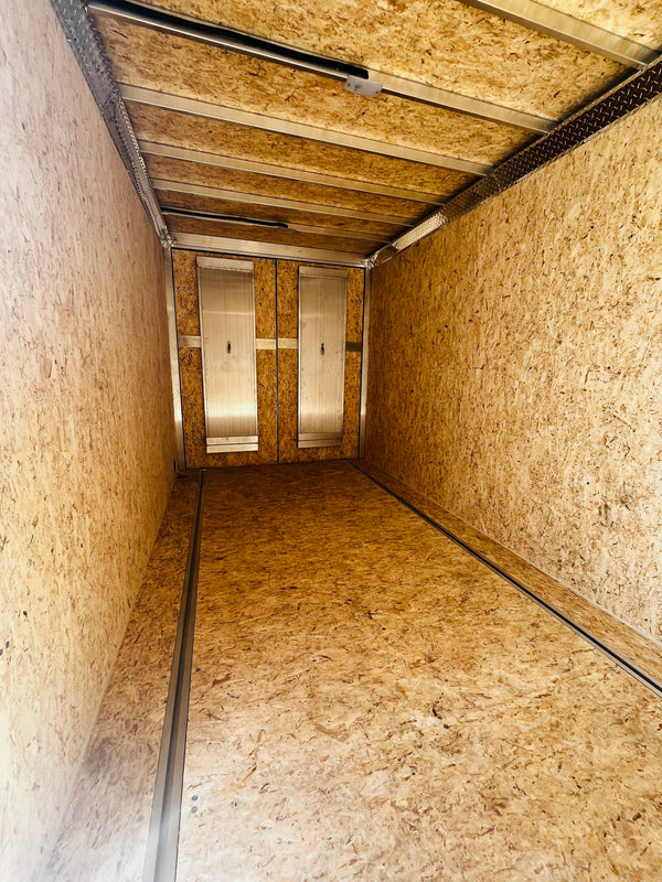 2026 DURABULL ALUMINUM 7X14 ELITE CONTRACTOR W/ 6" ADDITIONAL HEIGHT/BARN DOOR W/RAMPS